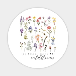 Amoung The Wildflowers Magnet